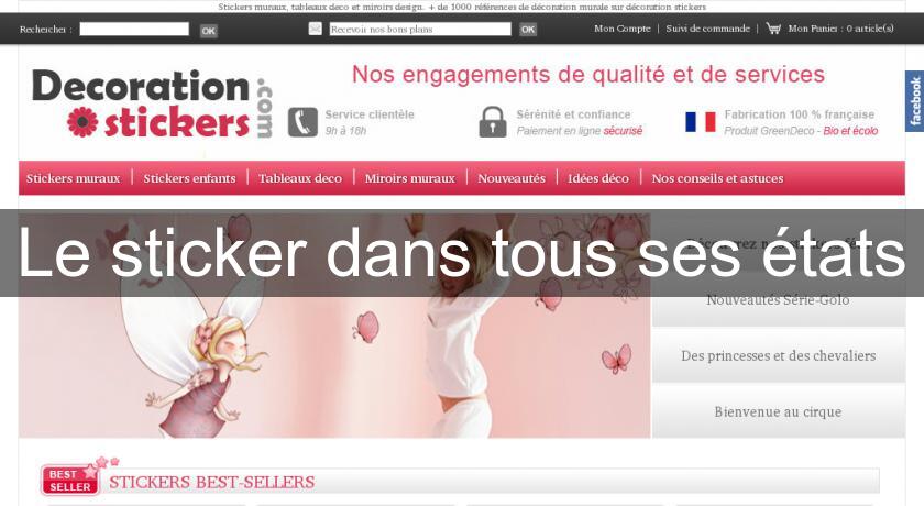 Le sticker dans tous ses états Le sticker dans tous ses états