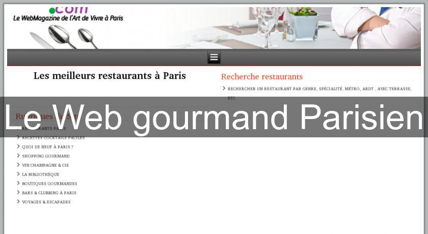 Le Web gourmand Parisien
