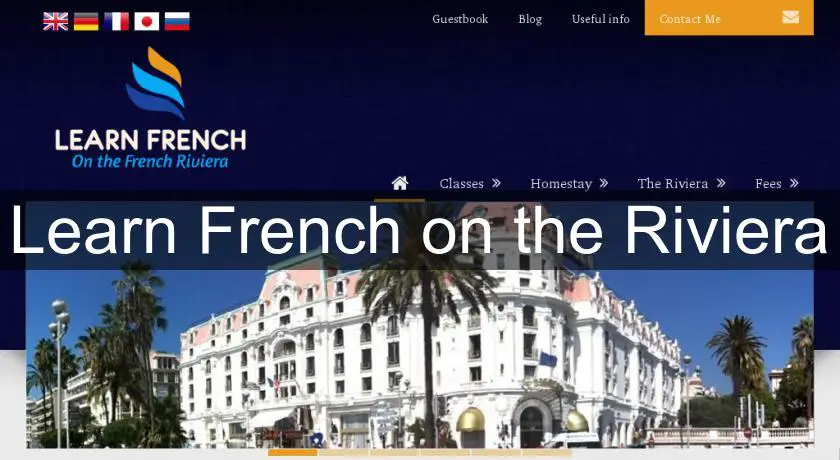 Learn French on the Riviera