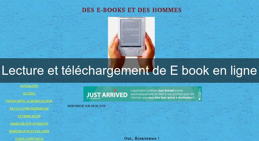 Lecture et téléchargement de E book en ligne Lecture et téléchargement de E book en ligne