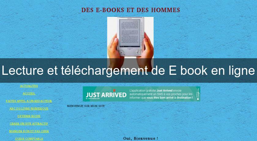 Lecture et téléchargement de E book en ligne