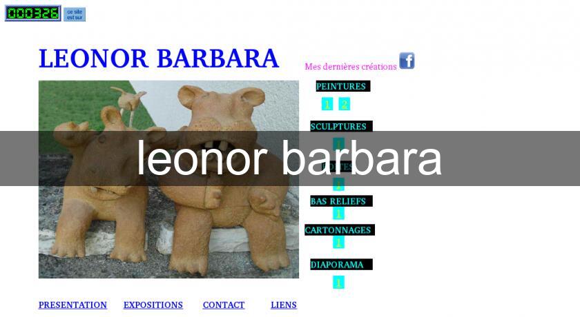 leonor barbara leonor barbara