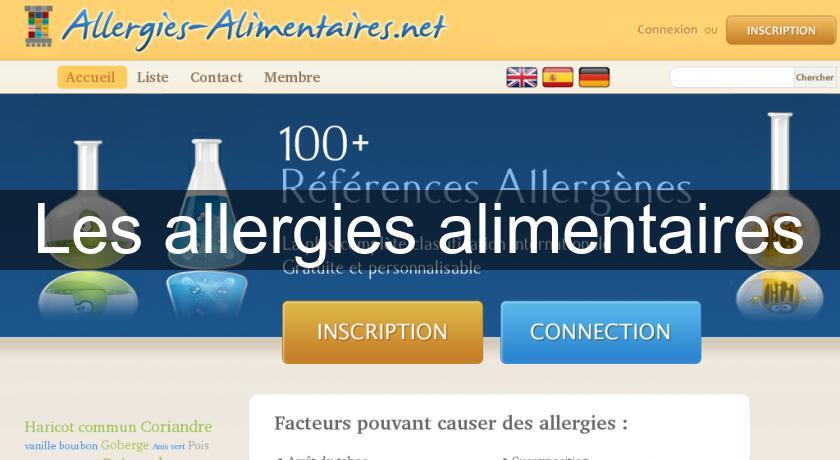 Les allergies alimentaires