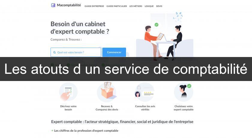 Les atouts d'un service de comptabilité