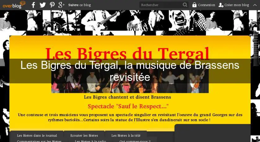 Les Bigres du Tergal, la musique de Brassens revisitée
