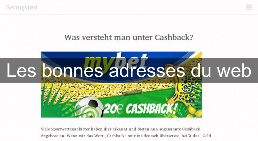Les bonnes adresses du web Les bonnes adresses du web