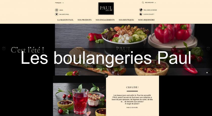 Les boulangeries Paul