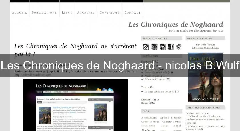 Les Chroniques de Noghaard - nicolas B.Wulf