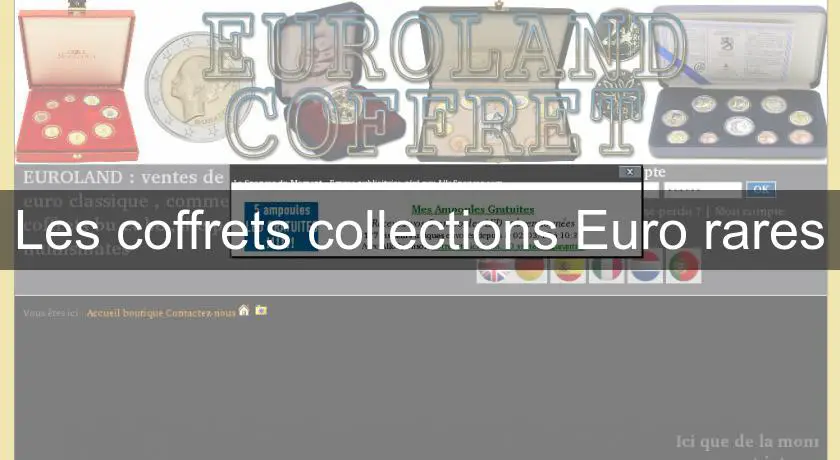 Les coffrets collections Euro rares