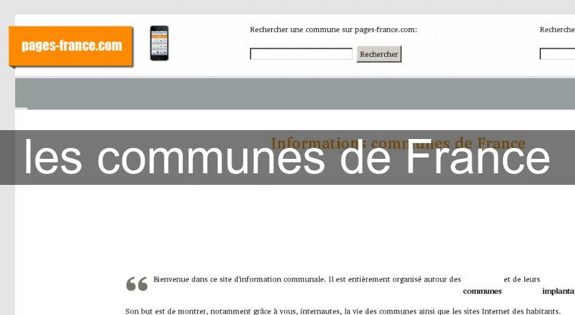 les communes de France les communes de France