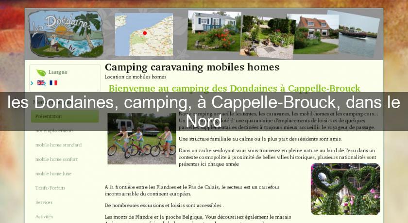 les Dondaines, camping, à Cappelle-Brouck, dans le Nord les Dondaines, camping, à Cappelle-Brouck, dans le Nord