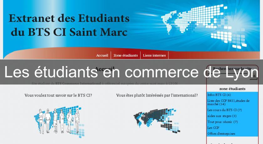 Les étudiants en commerce de Lyon Les étudiants en commerce de Lyon