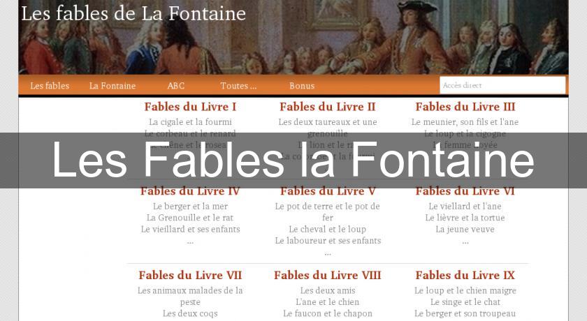 Les Fables la Fontaine Les Fables la Fontaine