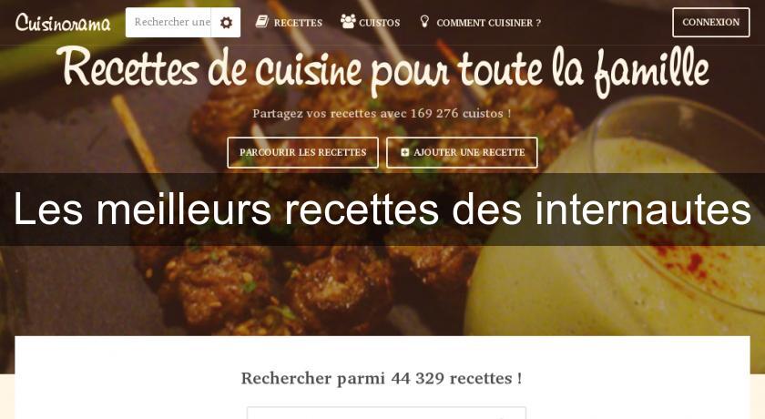 Les meilleurs recettes des internautes