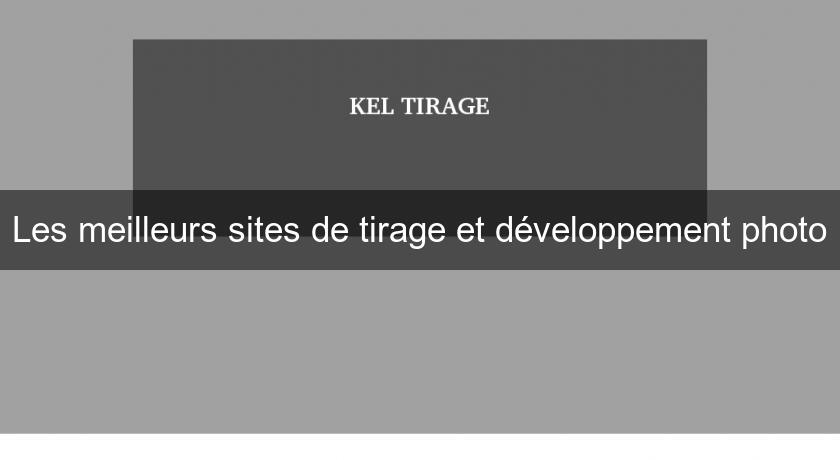 Les meilleurs sites de tirage et développement photo