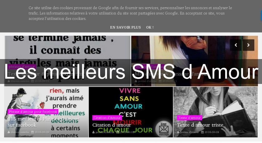Les meilleurs SMS d'Amour Les meilleurs SMS d'Amour