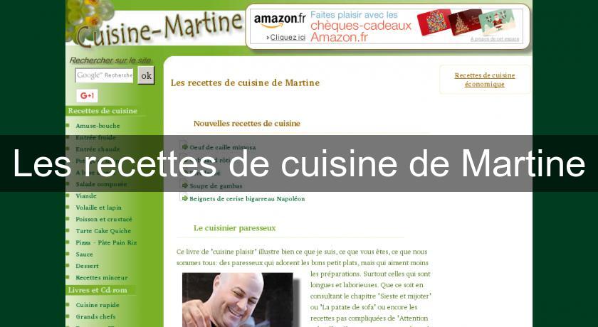 Les recettes de cuisine de Martine Les recettes de cuisine de Martine