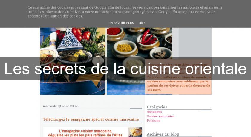 Les secrets de la cuisine orientale Les secrets de la cuisine orientale