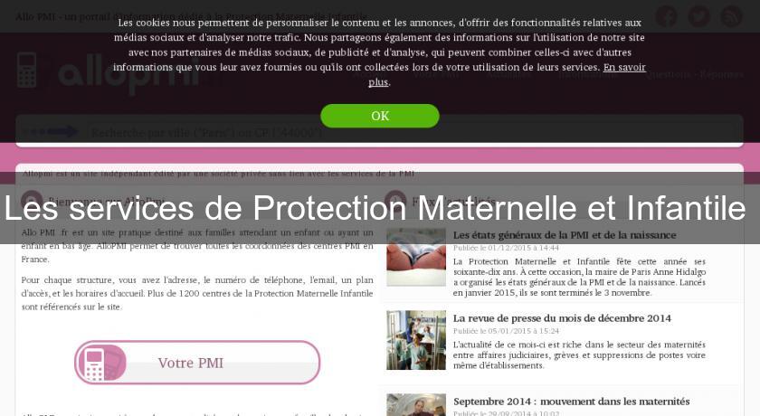 Les services de Protection Maternelle et Infantile 