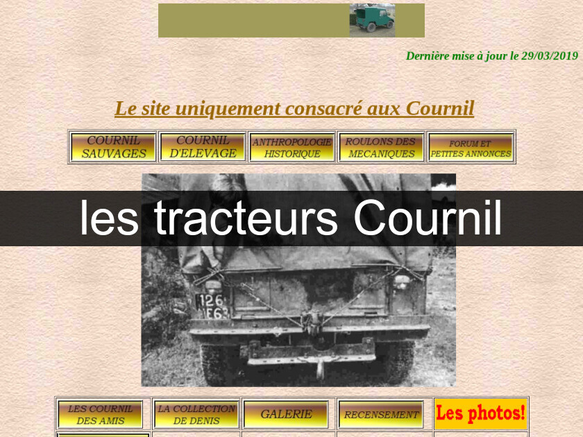 les tracteurs Cournil