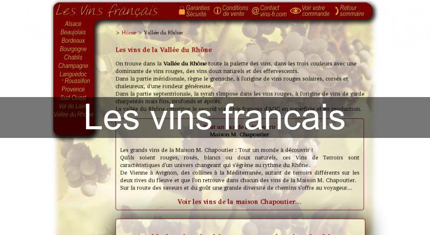 Les vins francais Les vins francais