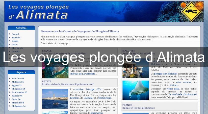 Les voyages plongée d'Alimata Les voyages plongée d'Alimata