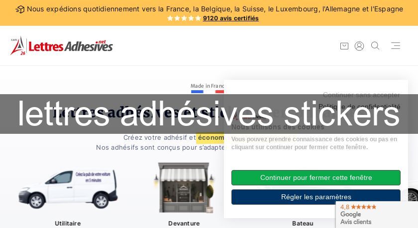 lettres adhésives stickers lettres adhésives stickers
