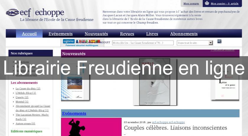Librairie Freudienne en ligne Librairie Freudienne en ligne