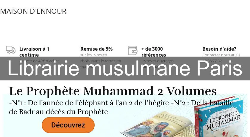 Librairie musulmane Paris