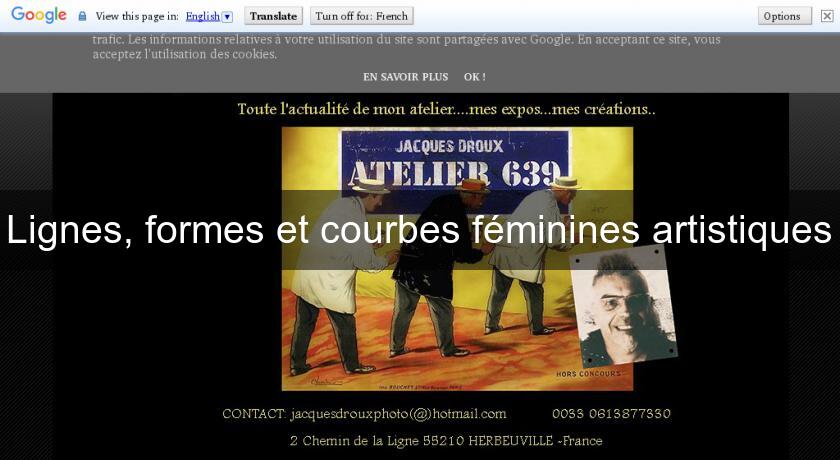 Lignes, formes et courbes féminines artistiques