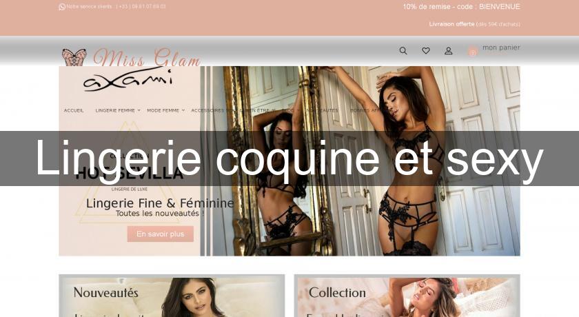 Lingerie coquine et sexy