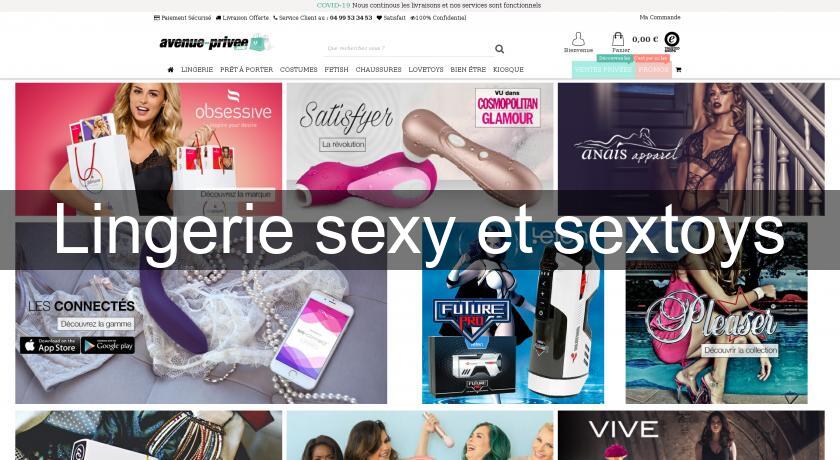 Lingerie sexy et sextoys