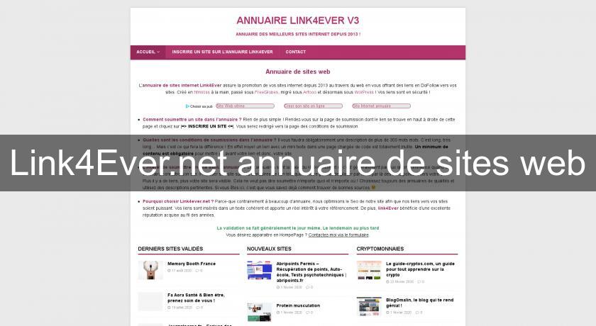 Link4Ever.net annuaire de sites web