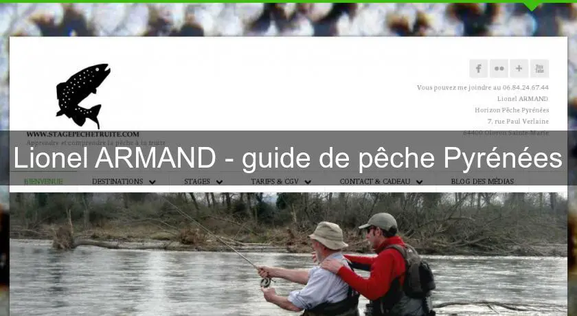 Lionel ARMAND - guide de pêche Pyrénées