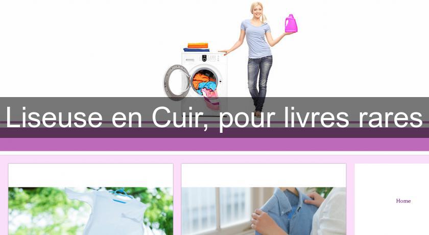 Liseuse en Cuir, pour livres rares