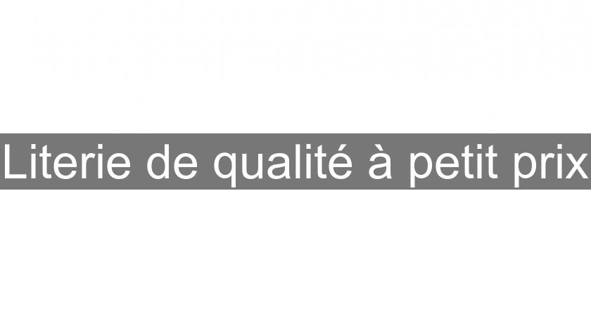 Literie de qualité à petit prix Literie de qualité à petit prix