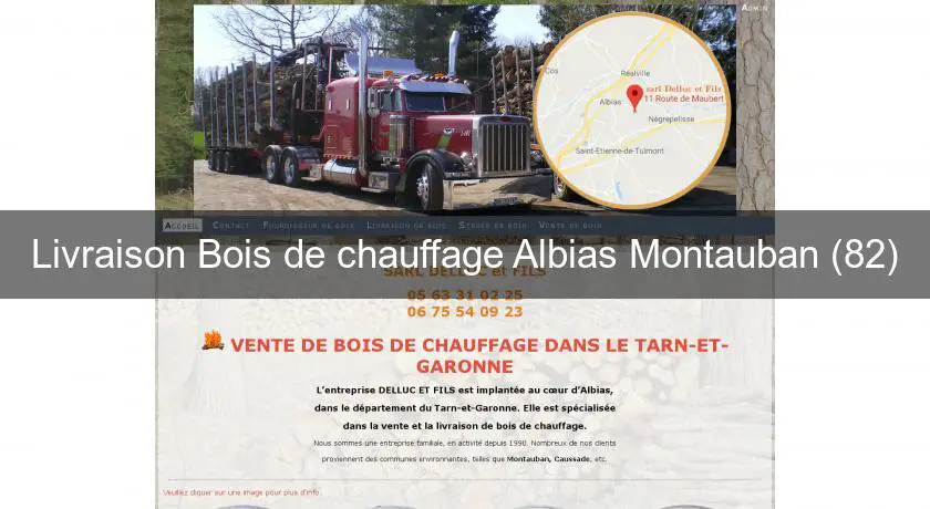 Livraison Bois de chauffage Albias Montauban (82)