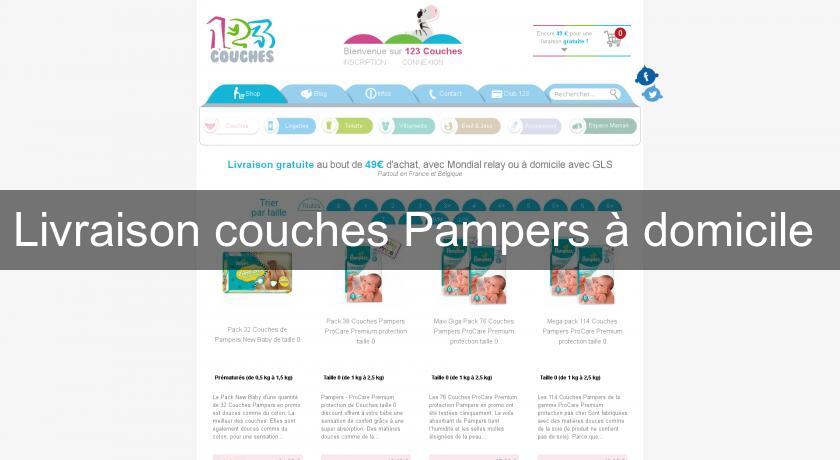 Livraison couches Pampers à domicile Livraison couches Pampers à domicile
