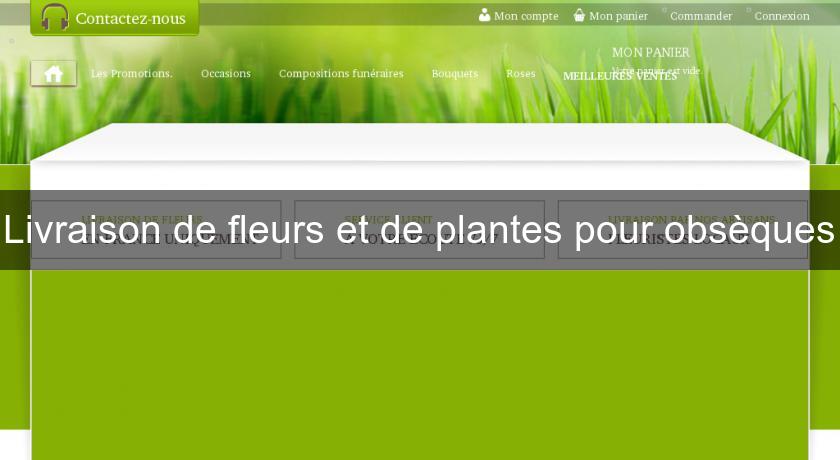 Livraison de fleurs et de plantes pour obsèques Livraison de fleurs et de plantes pour obsèques