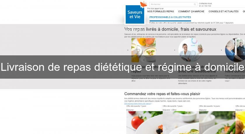 Livraison de repas diététique et régime à domicile Livraison de repas diététique et régime à domicile