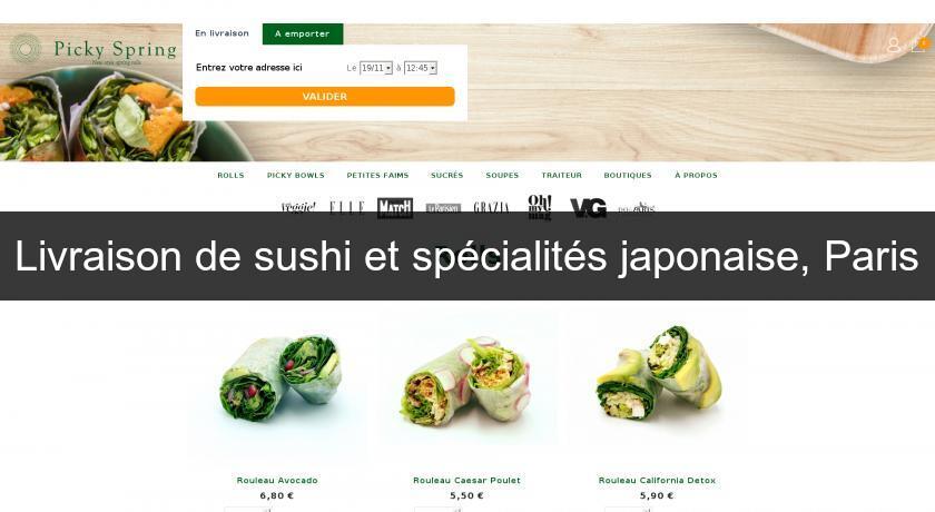 Livraison de sushi et spécialités japonaise, Paris Livraison de sushi et spécialités japonaise, Paris