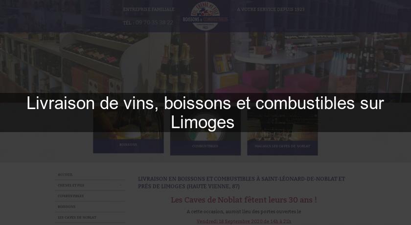 Livraison de vins, boissons et combustibles sur Limoges Livraison de vins, boissons et combustibles sur Limoges