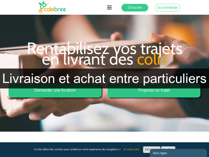 Livraison et achat entre particuliers Livraison et achat entre particuliers