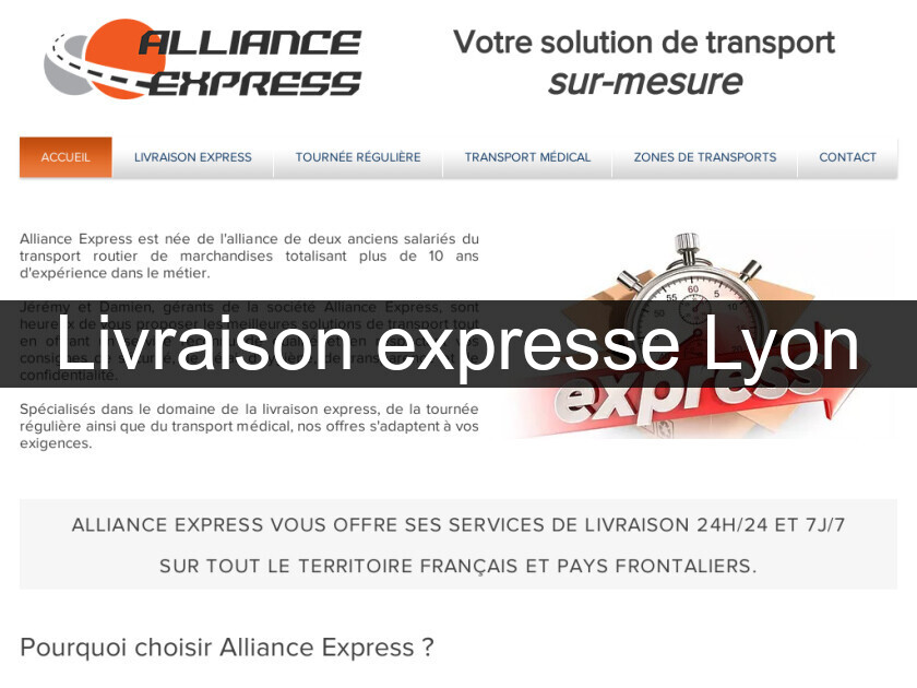 Livraison expresse Lyon