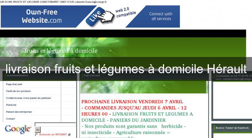 livraison fruits et légumes à domicile Hérault