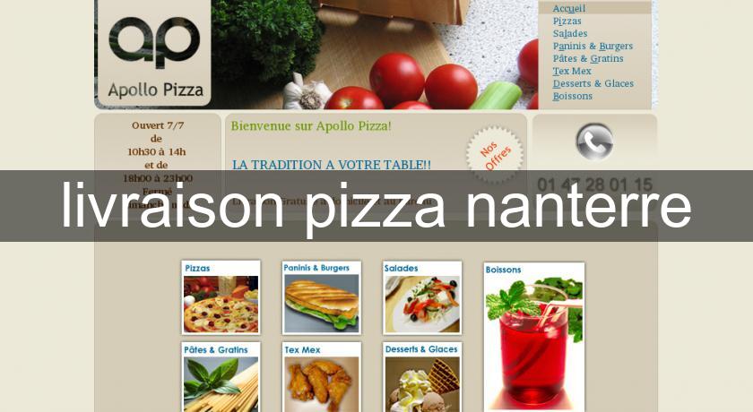 livraison pizza nanterre