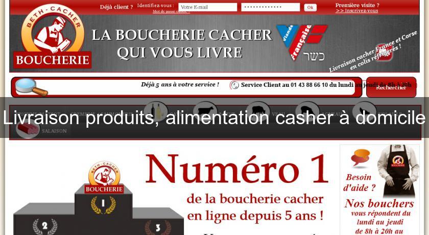 Livraison produits, alimentation casher à domicile