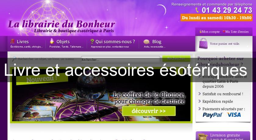 Livre et accessoires ésotériques 