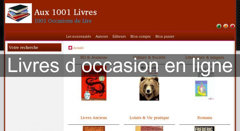 Livres d'occasion en ligne Livres d'occasion en ligne