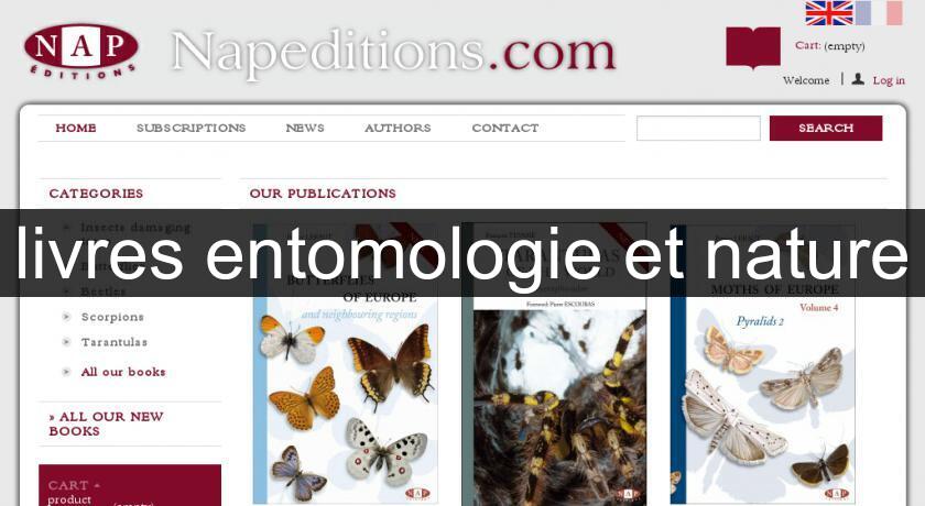 livres entomologie et nature livres entomologie et nature